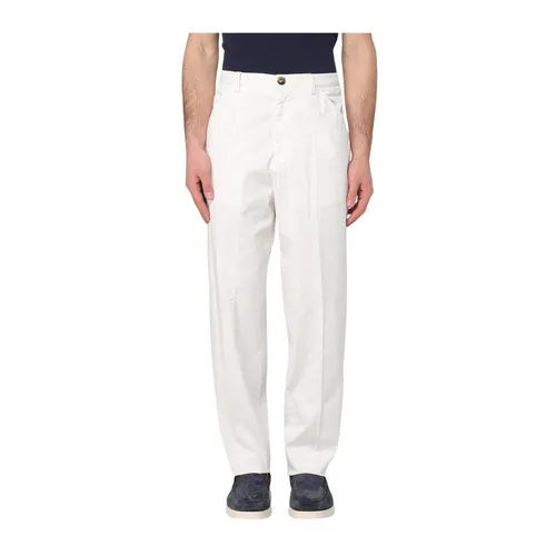 Trousers > Straight Trousers - - Brunello Cucinelli - Modalova