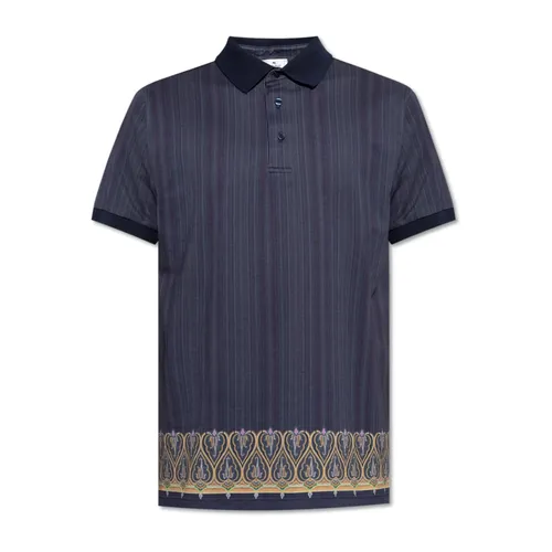 Etro - Tops > Polo Shirts - Blue - Etro - Modalova