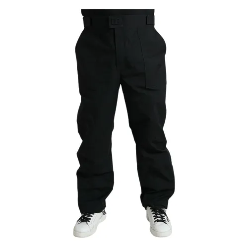Trousers > Straight Trousers - - Dolce & Gabbana - Modalova