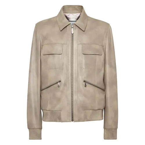 Jackets > Leather Jackets - - Philipp Plein - Modalova