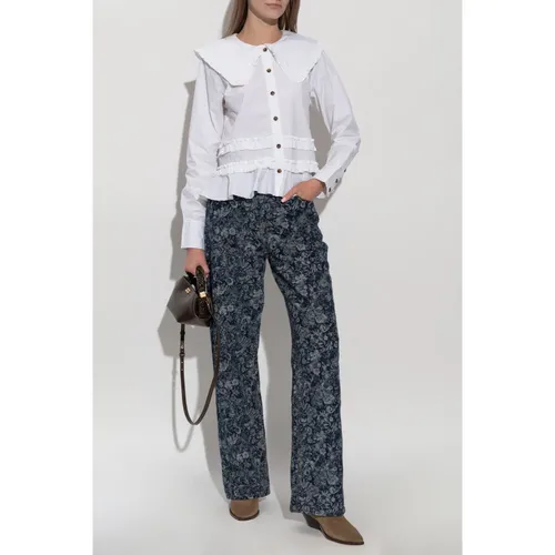 Jeans > Straight Jeans - - Ganni - Modalova