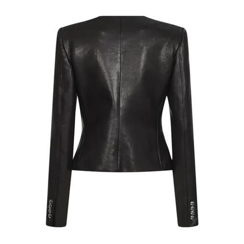Jackets > Leather Jackets - - Khaite - Modalova