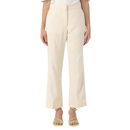 Trousers > Wide Trousers - - Msgm - Modalova