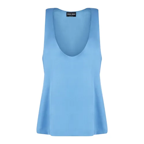 Tops > Sleeveless Tops - - Giorgio Armani - Modalova
