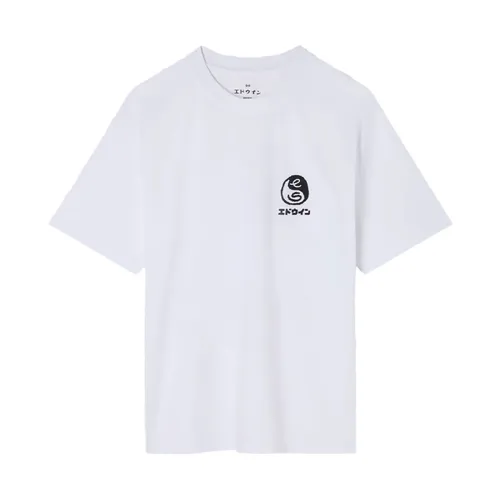 Edwin - Tops > T-Shirts - White - Edwin - Modalova