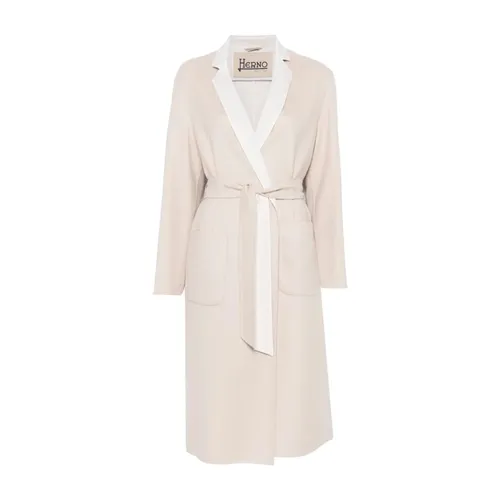 Coats > Belted Coats - - Herno - Modalova