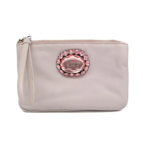 Pre-owned > Pre-owned Bags > Pre-owned Clutches - - Miu Miu Pre-owned - Modalova