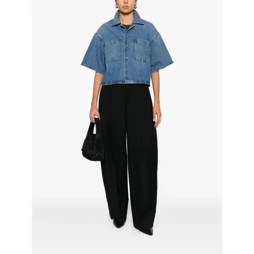 Blouses & Shirts > Denim Shirts - - Alexander Wang - Modalova