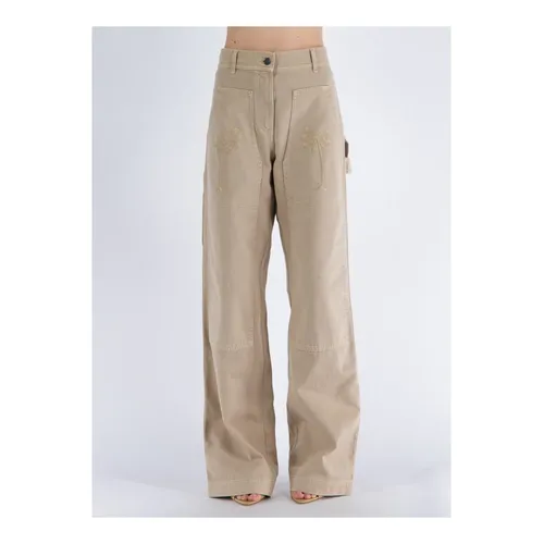 Trousers > Straight Trousers - - Palm Angels - Modalova
