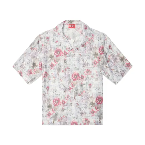 Shirts > Short Sleeve Shirts - - Diesel - Modalova