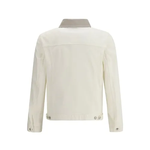 Jackets > Denim Jackets - - Brunello Cucinelli - Modalova