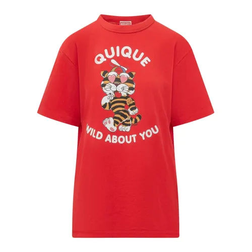 Kenzo - Tops > T-Shirts - Red - Kenzo - Modalova