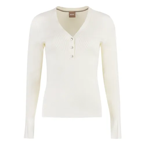 Knitwear > Round-neck Knitwear - - Hugo Boss - Modalova