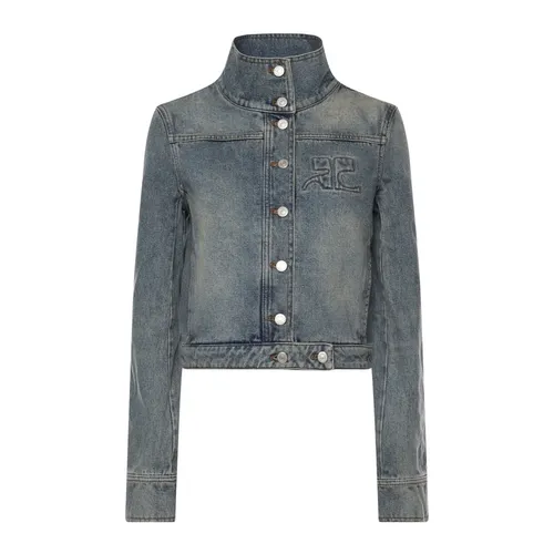 Jackets > Denim Jackets - - Courrèges - Modalova