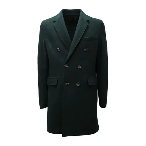Coats > Double-Breasted Coats - - Paolo Pecora - Modalova