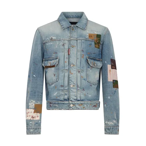 Jackets > Denim Jackets - - Dsquared2 - Modalova