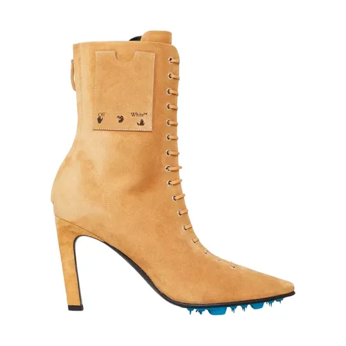 Shoes > Boots > Heeled Boots - - Off White - Modalova