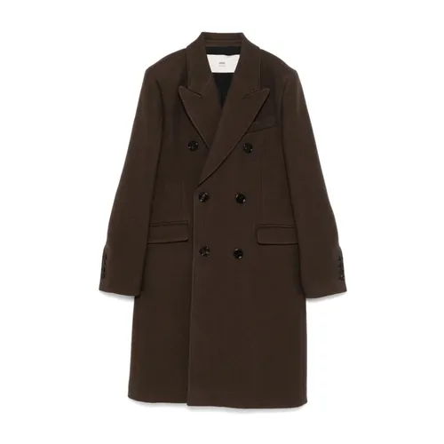 Coats > Double-Breasted Coats - - Ami Paris - Modalova