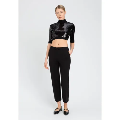 Trousers > Cropped Trousers - - Twinset - Modalova
