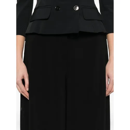 Trousers > Wide Trousers - - Elisabetta Franchi - Modalova