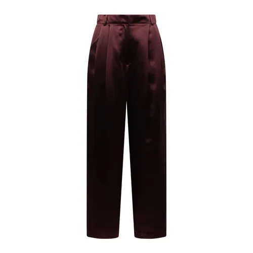 Trousers > Straight Trousers - - Loulou Studio - Modalova