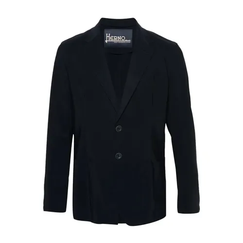 Herno - Jackets > Blazers - Blue - Herno - Modalova