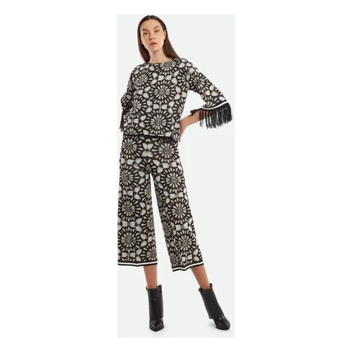 Trousers > Cropped Trousers - - Twinset - Modalova