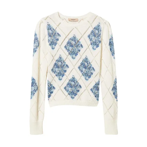 Knitwear > Round-neck Knitwear - - Twinset - Modalova