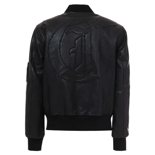 Jackets > Leather Jackets - - Roberto Cavalli - Modalova
