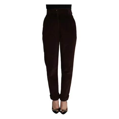 Trousers > Slim-fit Trousers - - Dolce & Gabbana - Modalova