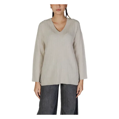 Knitwear > V-neck Knitwear - - Vila - Modalova