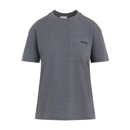 Tops > T-Shirts - - Brunello Cucinelli - Modalova