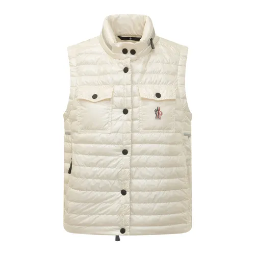 Moncler - Jackets > Vests - White - Moncler - Modalova
