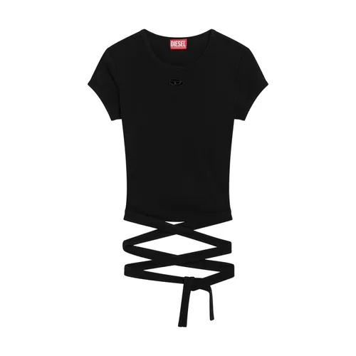 Diesel - Tops > T-Shirts - Black - Diesel - Modalova