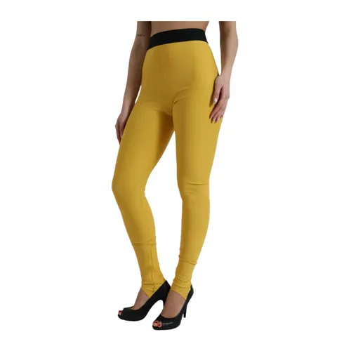 Trousers > Leggings - - Dolce & Gabbana - Modalova