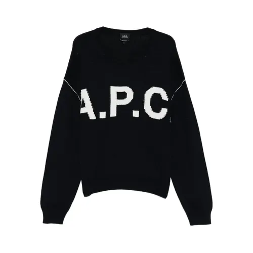 Knitwear > Round-neck Knitwear - - A.p.c. - Modalova