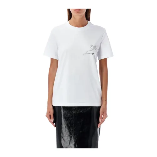 Msgm - Tops > T-Shirts - White - Msgm - Modalova