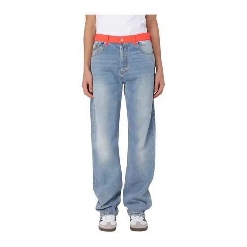 Jeans > Straight Jeans - - Msgm - Modalova