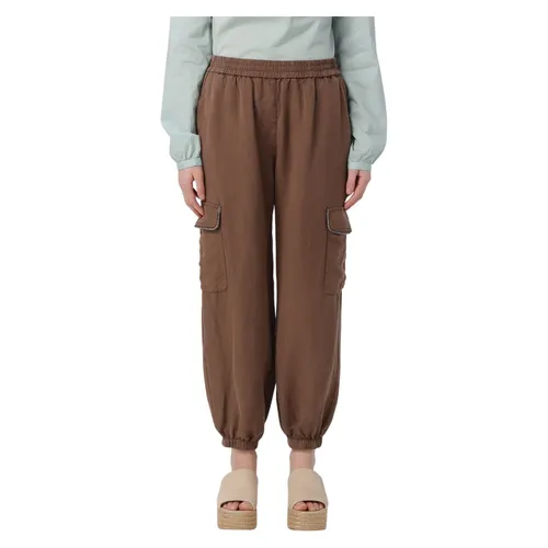 Trousers > Straight Trousers - - Bazar Deluxe - Modalova