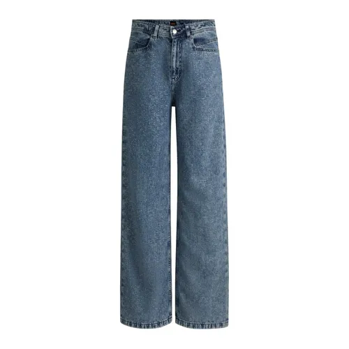 Hugo - Jeans > Wide Jeans - Blue - Hugo - Modalova