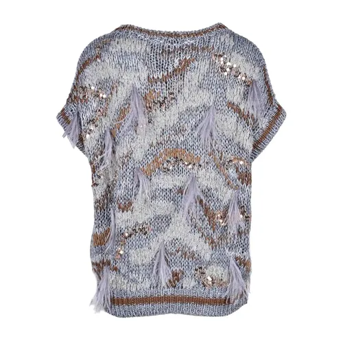 Knitwear > Round-neck Knitwear - - Brunello Cucinelli - Modalova