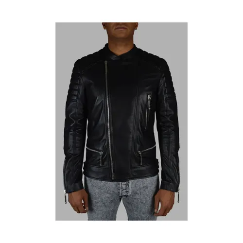 Jackets > Leather Jackets - - Philipp Plein - Modalova
