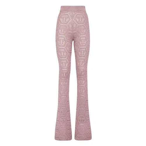 Trousers > Wide Trousers - - Philipp Plein - Modalova