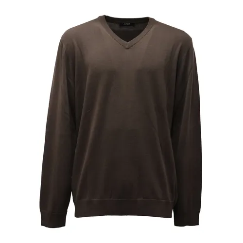 Knitwear > V-neck Knitwear - - Alpha Studio - Modalova