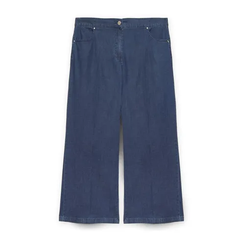 Jeans > Cropped Jeans - - Fiorella Rubino - Modalova