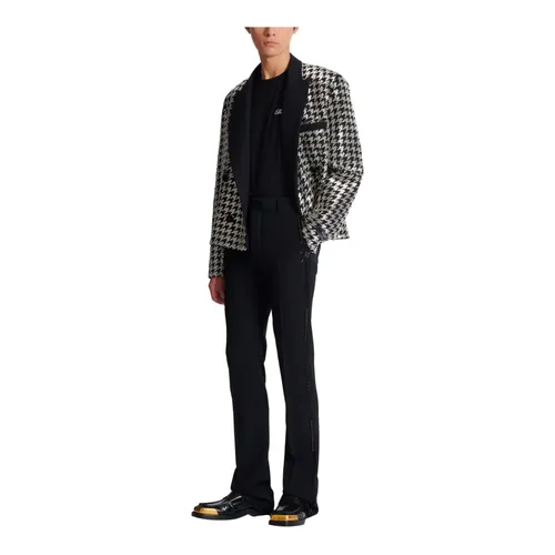 Trousers > Straight Trousers - - Balmain - Modalova