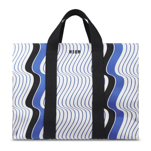 Msgm - Bags > Tote Bags - Blue - Msgm - Modalova