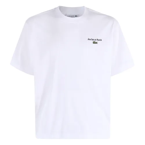 Lacoste - Tops > T-Shirts - White - Lacoste - Modalova