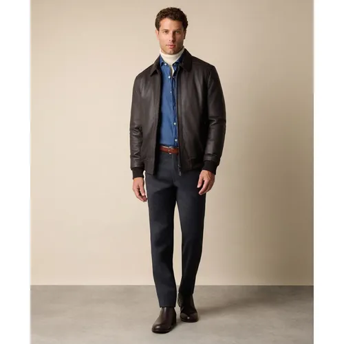 Jackets > Leather Jackets - - Brooks Brothers - Modalova