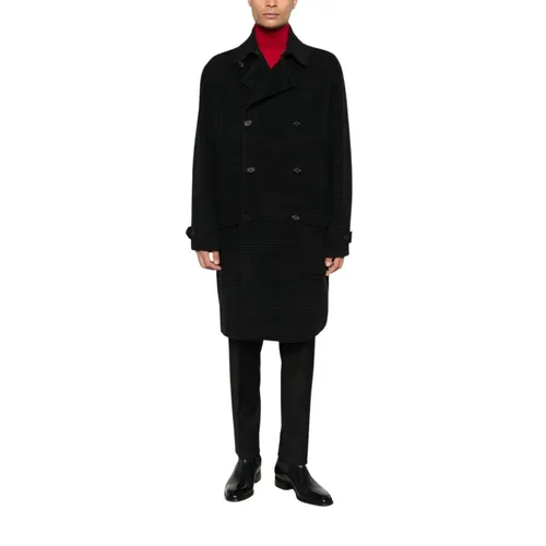 Coats > Double-Breasted Coats - - Paolo Pecora - Modalova